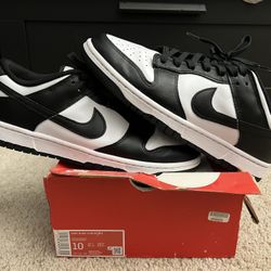 Panda Dunks Size 10