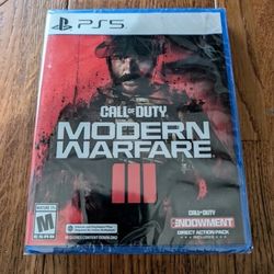 PS5 Modem Warfare 3