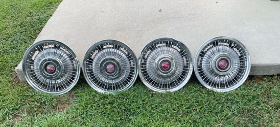 Pontiac PMD Wire Spoke Hubcaps (4) 1960’s?