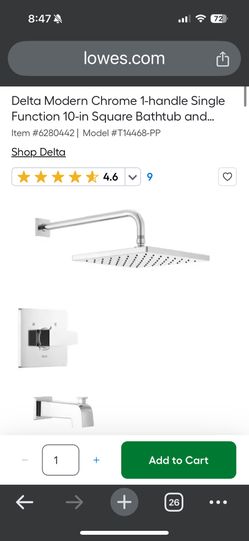 NEW Delta Tub/Shower Faucet Set