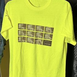 Travis Scott X McDonald's Cactus Jack Menu Mono Logo T-shirt