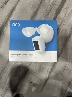 Ring security camera with light