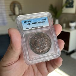 1879 S Morgan Silver Dollar Rev 78