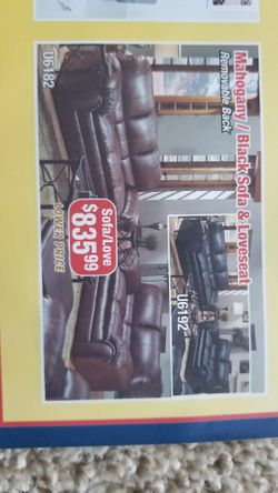 $570.00 sofá y loveseat new