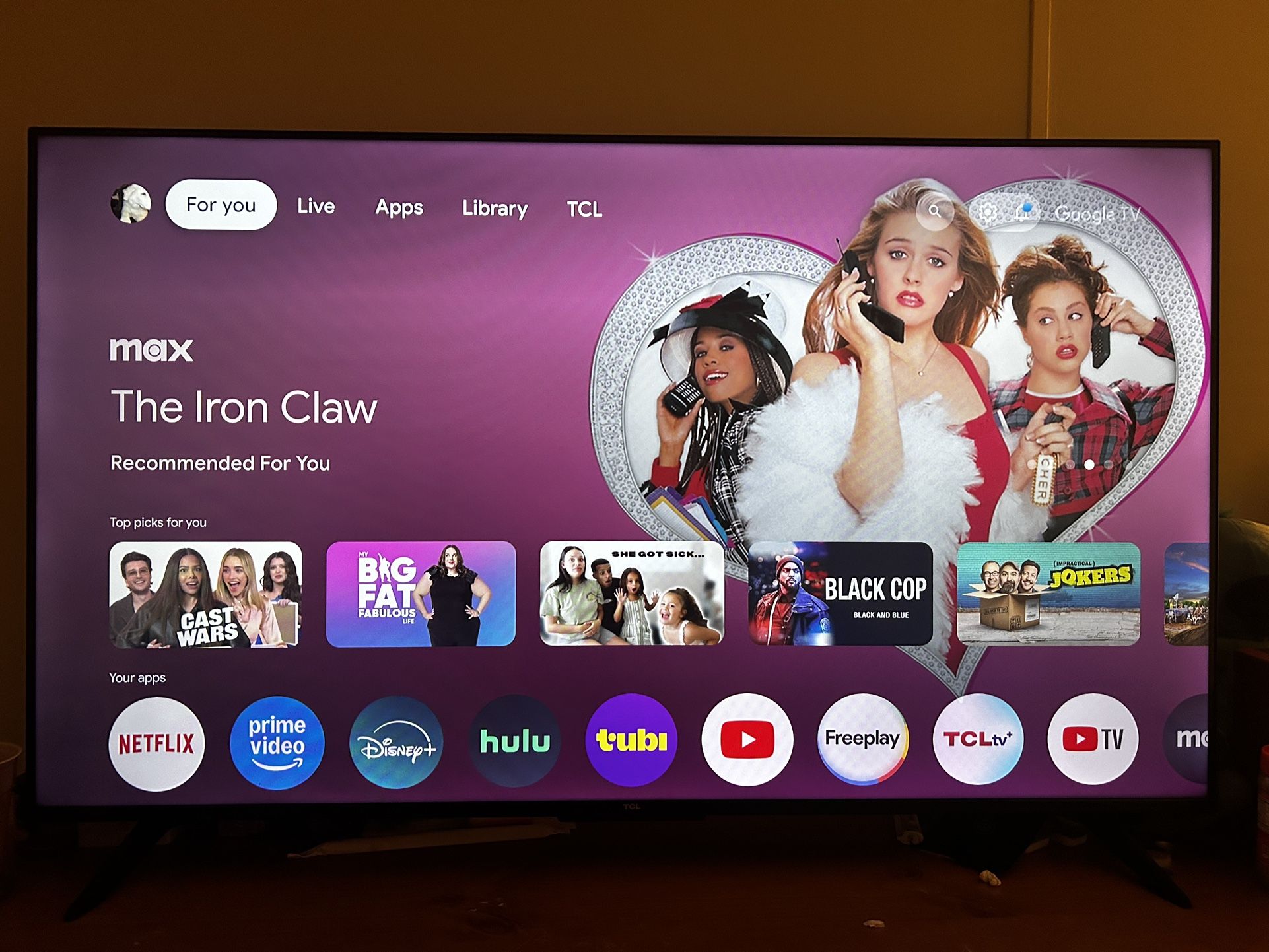 New 55 Inch Tlc Google Smart Tv