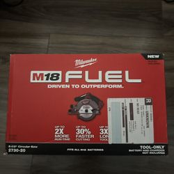 Brand new Milwaukee M 18 fuel 6 1/2 circular saw