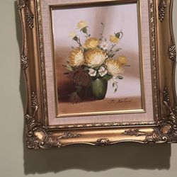 original oil painting by Susanne Fohlman" Bouquet of Flowers
