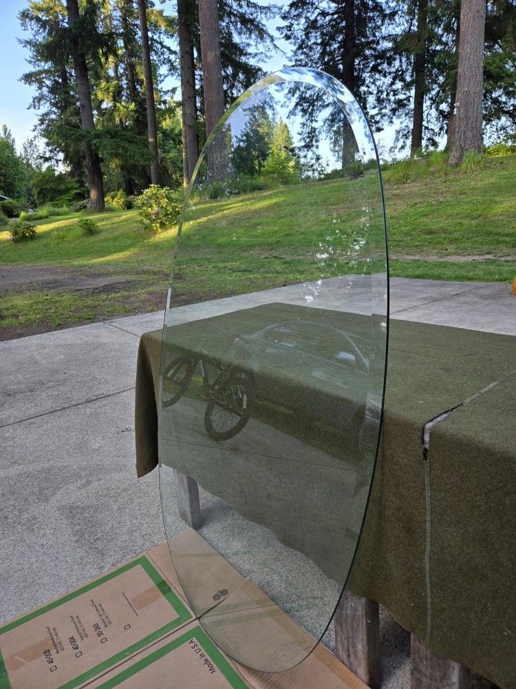 Large Oval Mirror