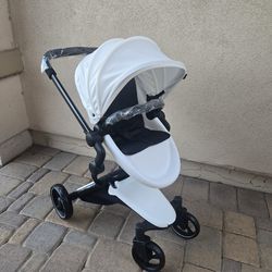 NEW! Anivia Luxury Baby Doll Stroller for 18" & 20"  Dolls, Stroller w/Folding Canopy & Storage