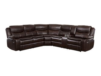 Bastrop Dark Brown 3-Piece Sectional