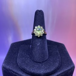 10K  Faceted Green Quartz