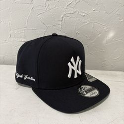 MLB New Era New York Yankees Navy Blue 9fifty A Frame SnapBack Hats 