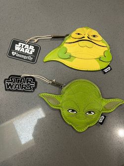 Loungefly Star Wars Yoda & Jabba Coin Purse Set