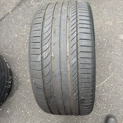 I Have 1 Tire 285-35-21 Continental Contisportcontact 70% Tread Life For $110 Mounted And Balanced 