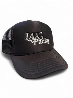 LAX Packs Cannabis 420 black trucker hat #lax #lacrosse