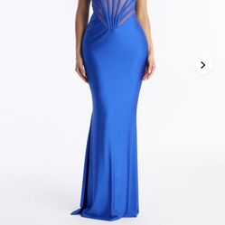 Royal blue Corset Dress