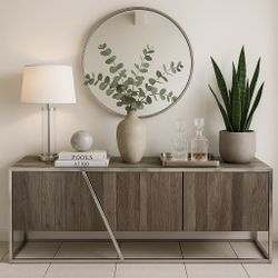 73” Media Console, Credenza, Cabinet, TV Stand