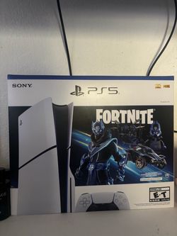 Sony PS5 Slim Disc Fortnite Bundle 2 controllers