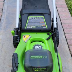 Greenworks 60v Lawn Mower 