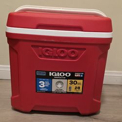 Igloo Profile II 30 Red & White Hardside Cooler