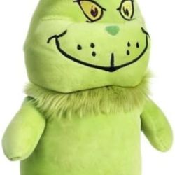 Squishy Grinch Stuffed Animal - Green 9.5 Inches