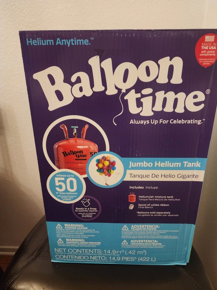 Ballon Time Jumbo Hellium Anytime Hellium