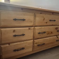 VERY HEAVY REAL WOOD DRESSER