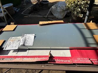 New Quik Shed Water Heater Enclosure