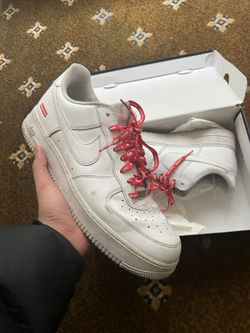 Nike mens Air Force 1 Low Supreme Shoes Size 12