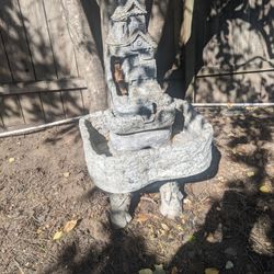 Castle Fountain and Pump