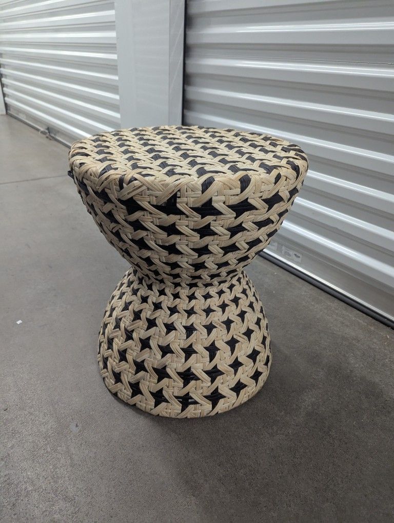 Anthropologie Bryce Woven Side Table