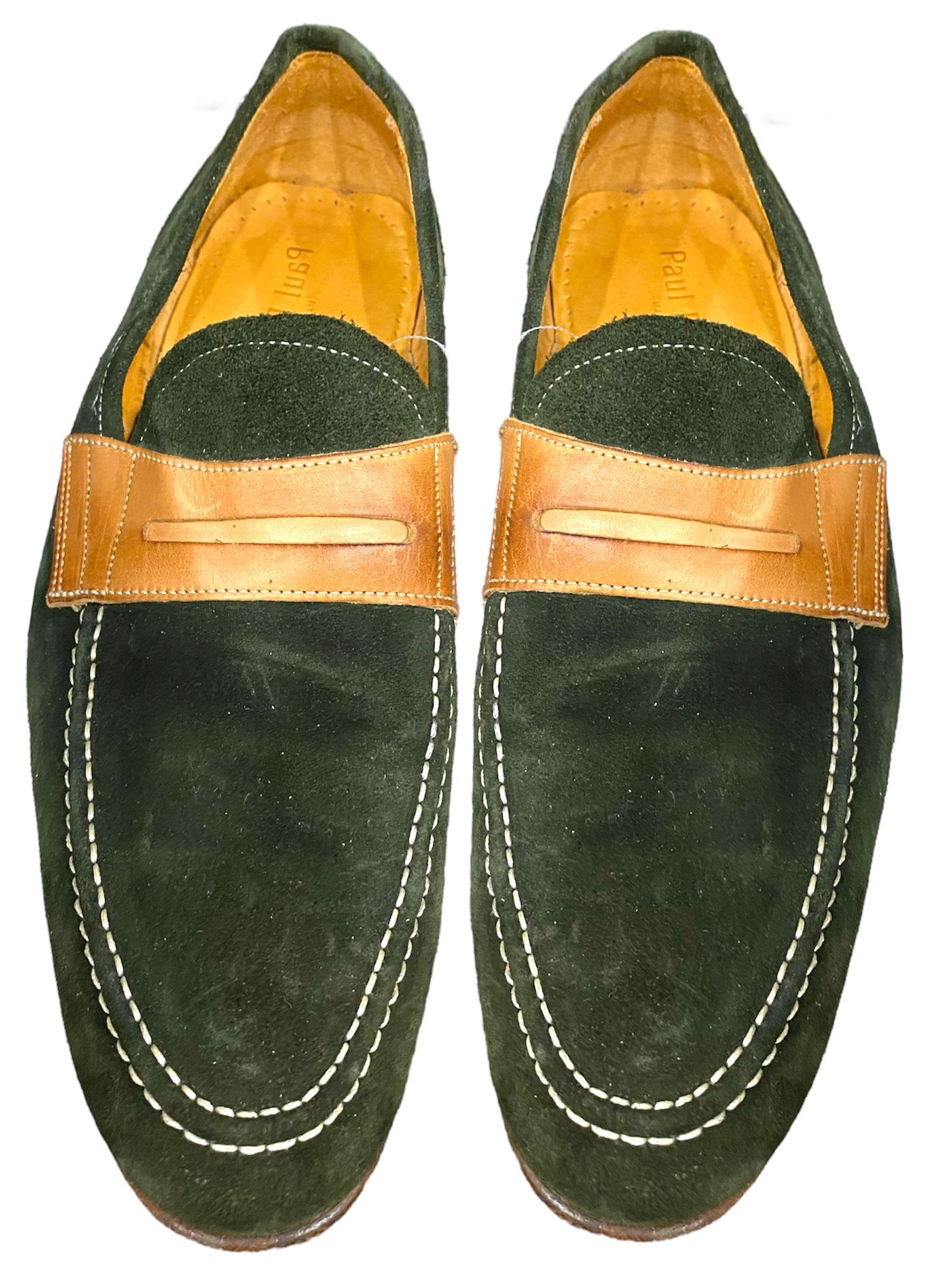 Paul Fredrick Loafers Shoes Mens Suede Slip on - pearsons 