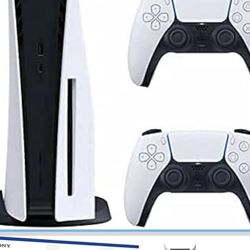 Ps5 And Two Controllers