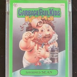 2011 TOPPS VAULT Garbage Pail Kids GPK Flashback 3 SHORNED SEAN w Certificate