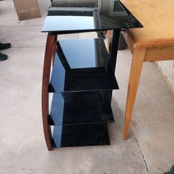 FREE: printer/multimedia Stand Glass Shelves 
