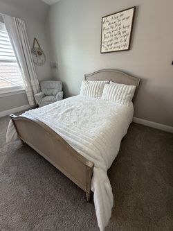 Full Pottery Barn Bed Frame & Dresser