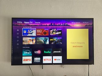 65" TCL Roku 4K Smart TV (Great Condition)