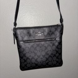 Black Coach crossbody