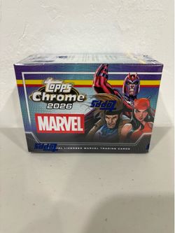 IN-DEMAND 2026 Topps Chrome Marvel Comics Box – Brand New Factory Sealed (32 cards )