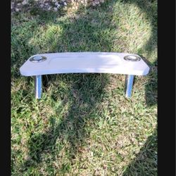 Custom Starboard Rigging/Cutting Table with 2 Stainless Steel Rod Holders