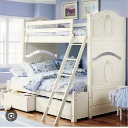 White Bunk Bed