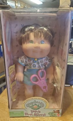 cabbage patch doll baby's first haircut