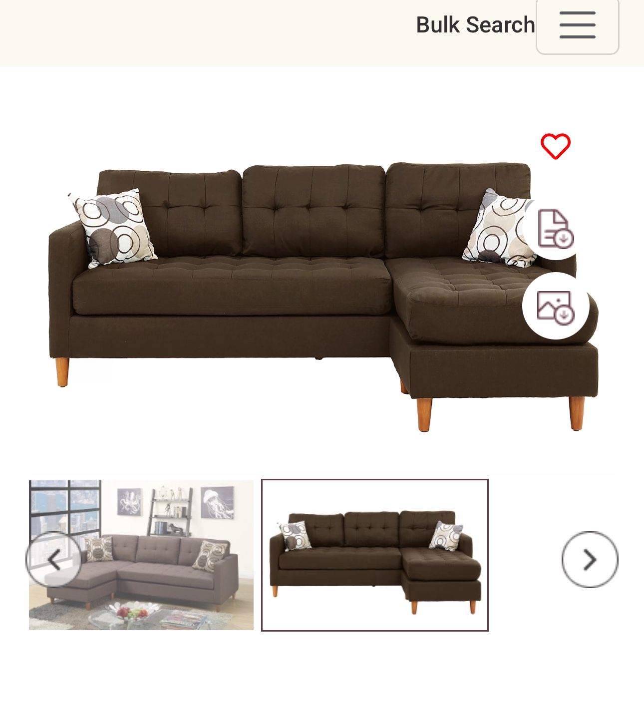 $279 Sectional Couch 