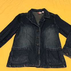 Faded Glory 1972 Special Edition Women's Denim Blazer-Jacket XL 16/18