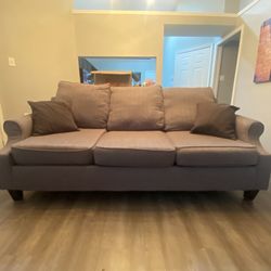 Gray Cloth Couch 
