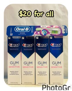 Crest Pro-Health Gum and Sensitive LARGE size 4.8 oz