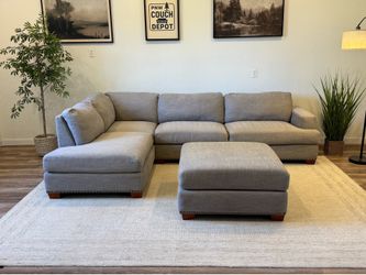 Gray Costco sectional couch delivery available
