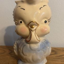 Vintage Shawnee Chick Pottery Pitcher