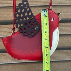 65 Cash Near AV College Kate Spade Ooh La La Red Bird Novelty Purse