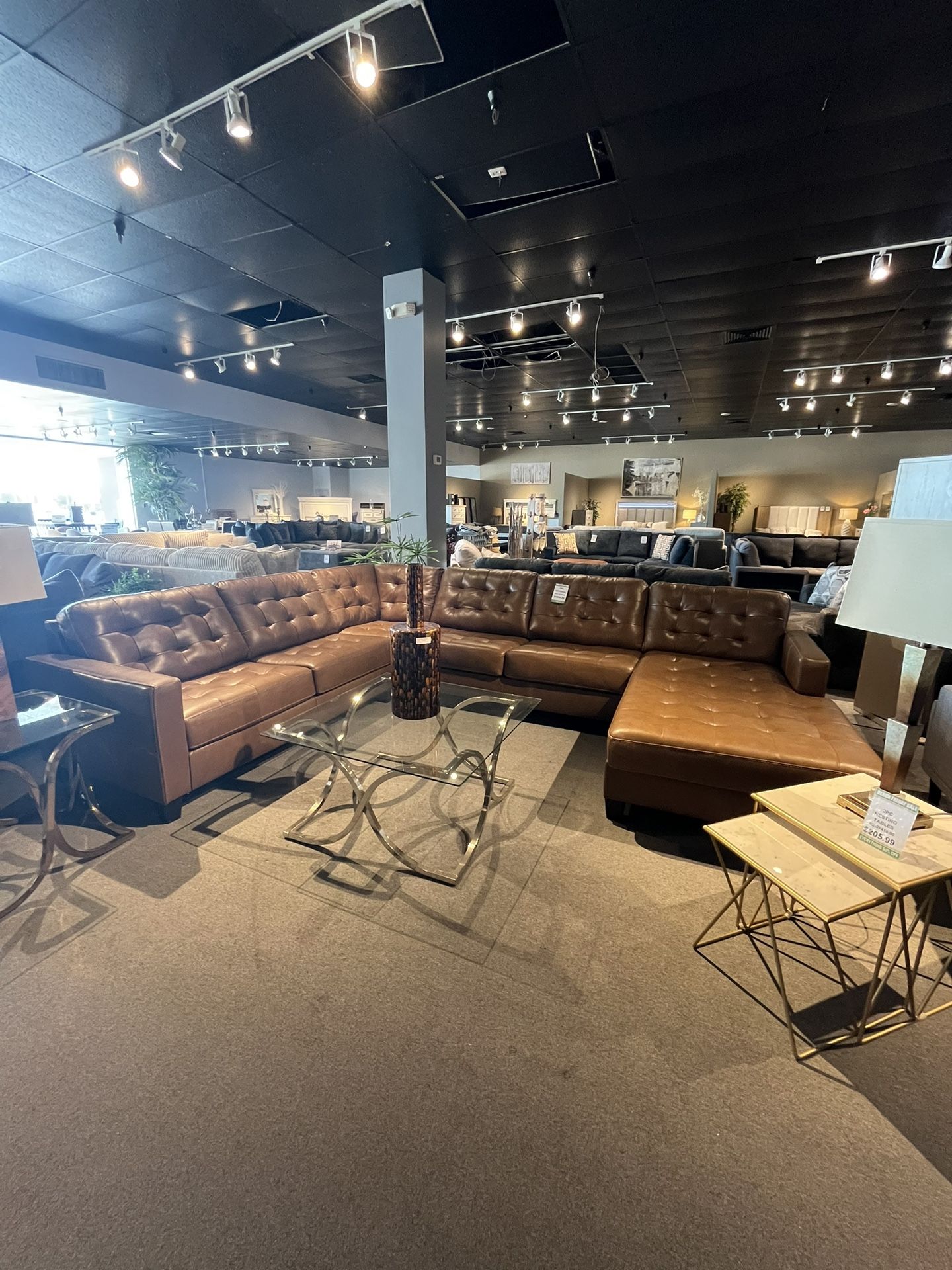 Auburn 4PC Chaise Sectional Couch